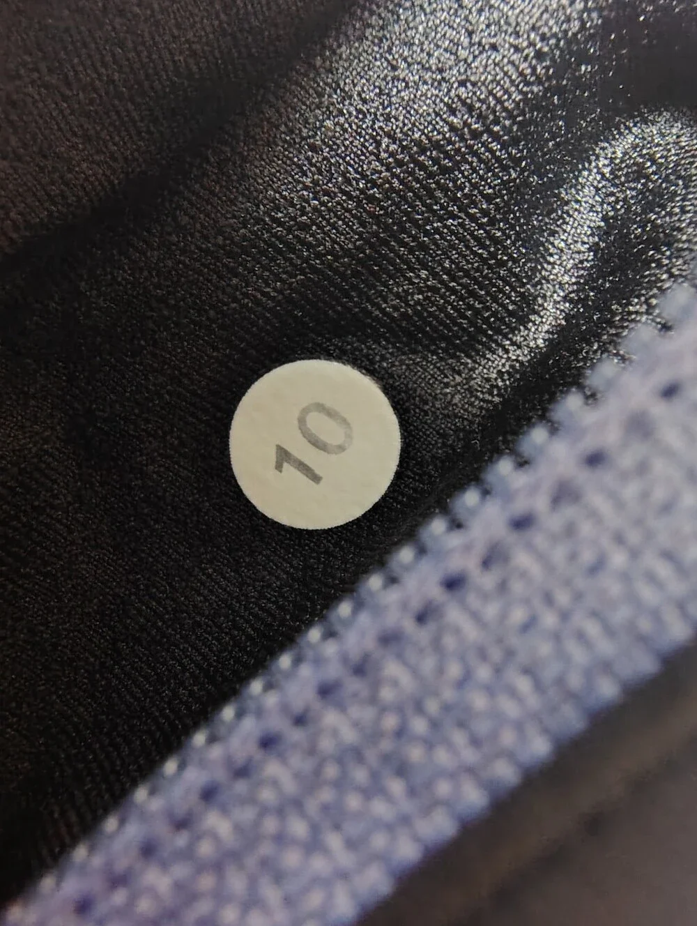 Lululemon Run: Pace Setter Skirt Stripe Black & Polar Haze Women's 10 Pickleball